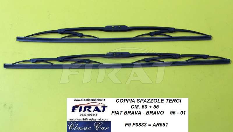 SPAZZOLE TERGI FIAT BRAVA BRAVO 95 - 01 (F0833)